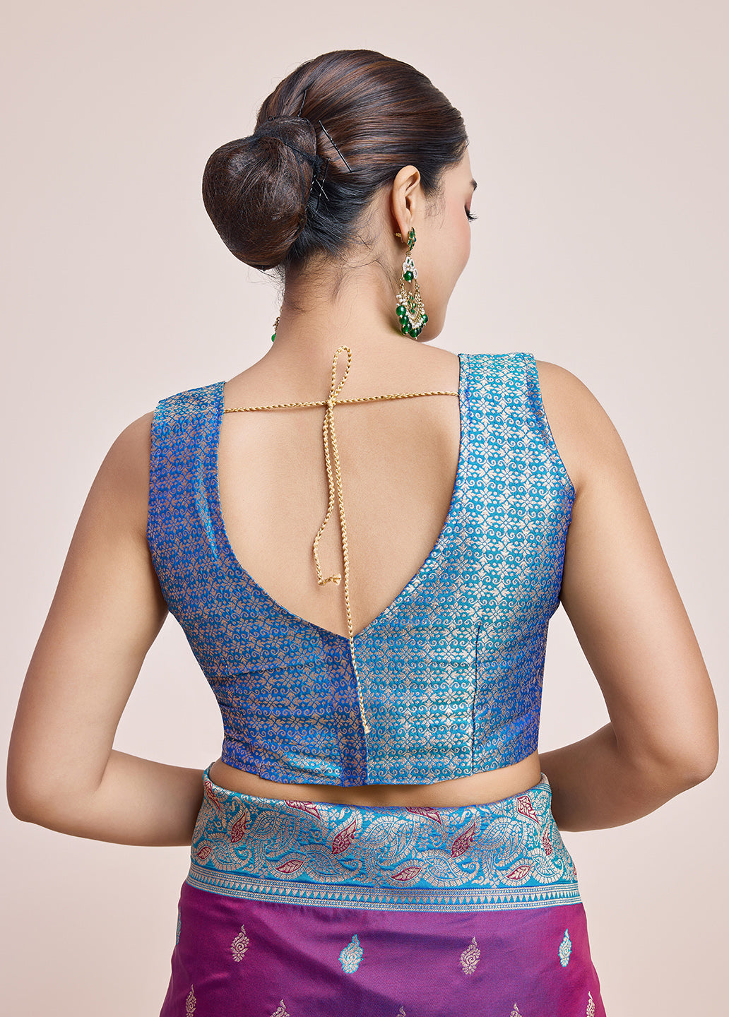 Purple Banarasi Satin Silk Rich Zari Work Traditional Saree - Monjolika Fashion Purple Banarasi Satin Silk Rich Zari Work Traditional Saree - Monjolika Fashion