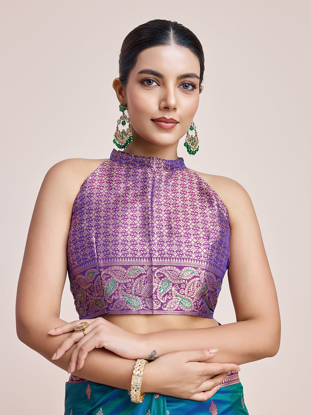 Teal Blue Banarasi Satin Silk Zari Woven Classic Saree - Monjolika Fashion Teal Blue Banarasi Satin Silk Zari Woven Classic Saree - Monjolika Fashion