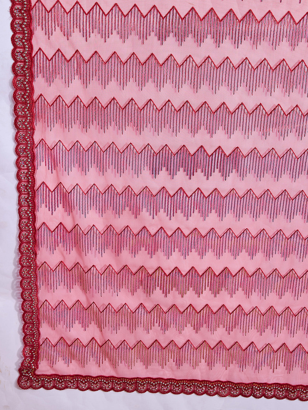 Red Soft Net Sequin Work Sparkling Saree - Monjolika Fashion Red Soft Net Sequin Work Sparkling Saree - Monjolika Fashion