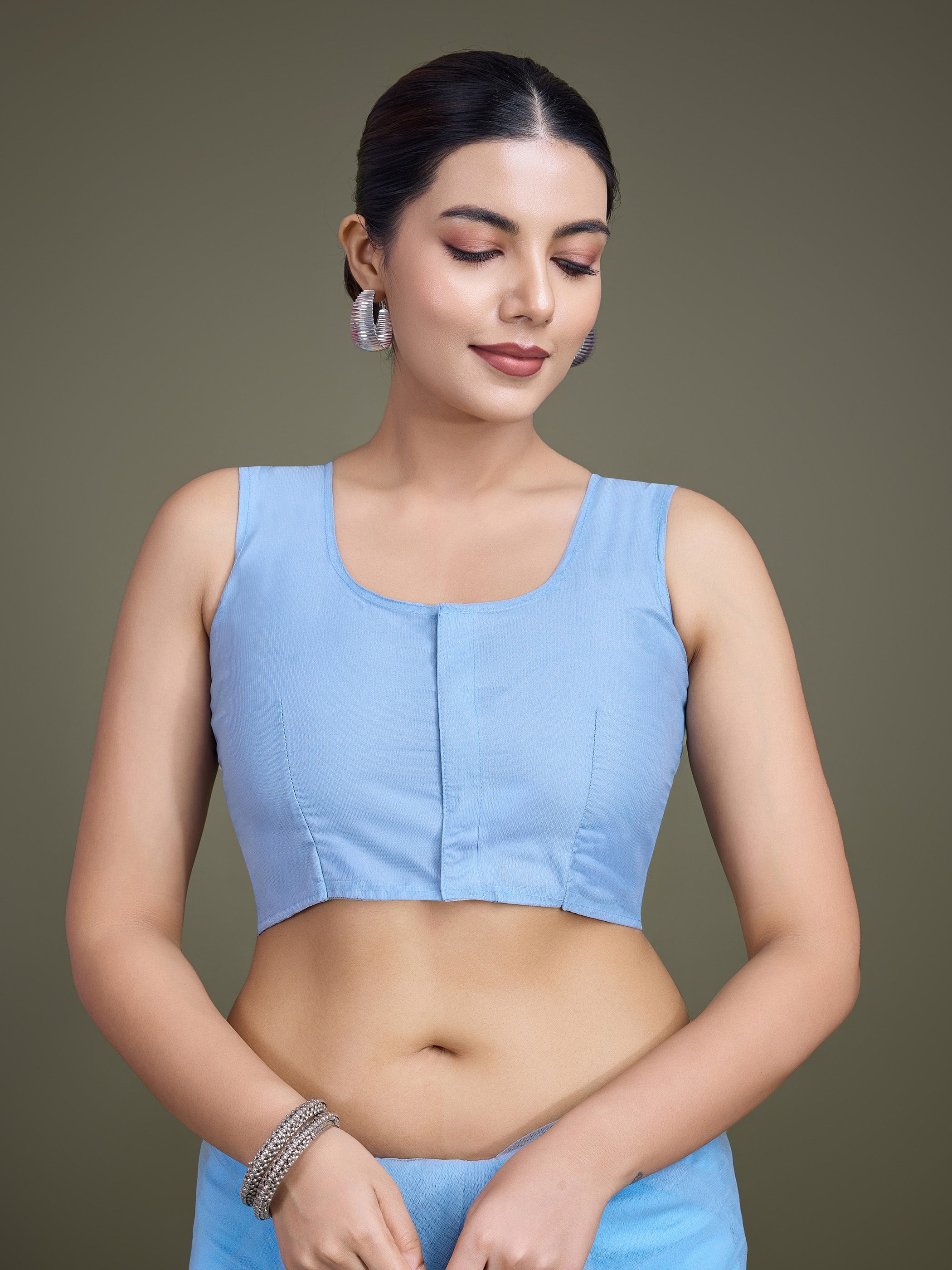 Sky Blue Soft Net Sequin Work Party Wear Saree - Monjolika Fashion Sky Blue Soft Net Sequin Work Party Wear Saree - Monjolika Fashion