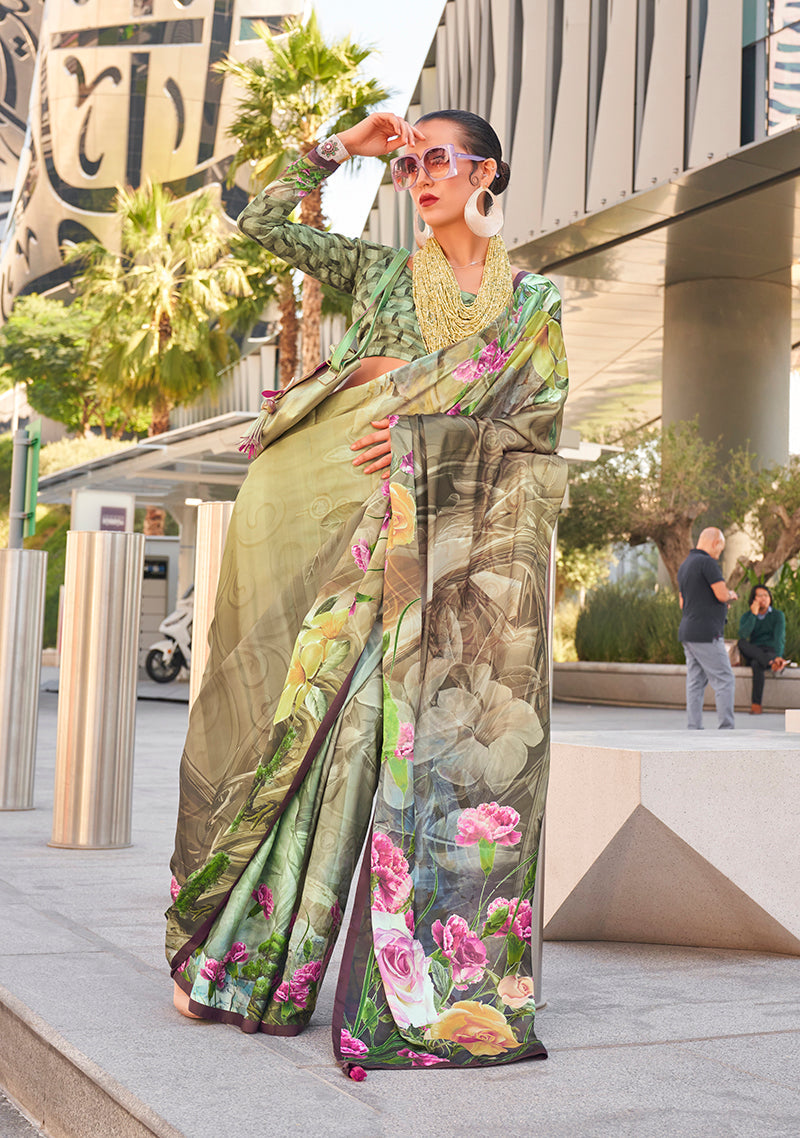 Satin Saree Satin Saree