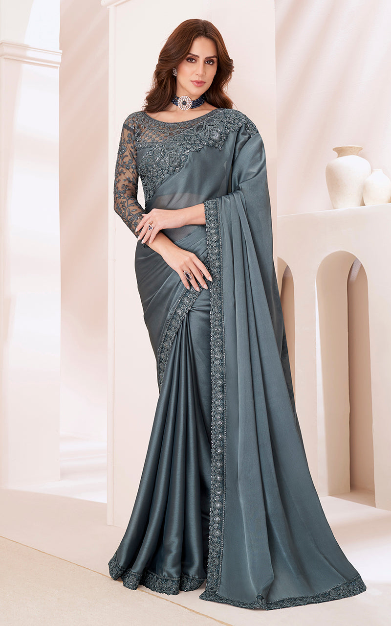 Georgette Silk Saree Georgette Silk Saree
