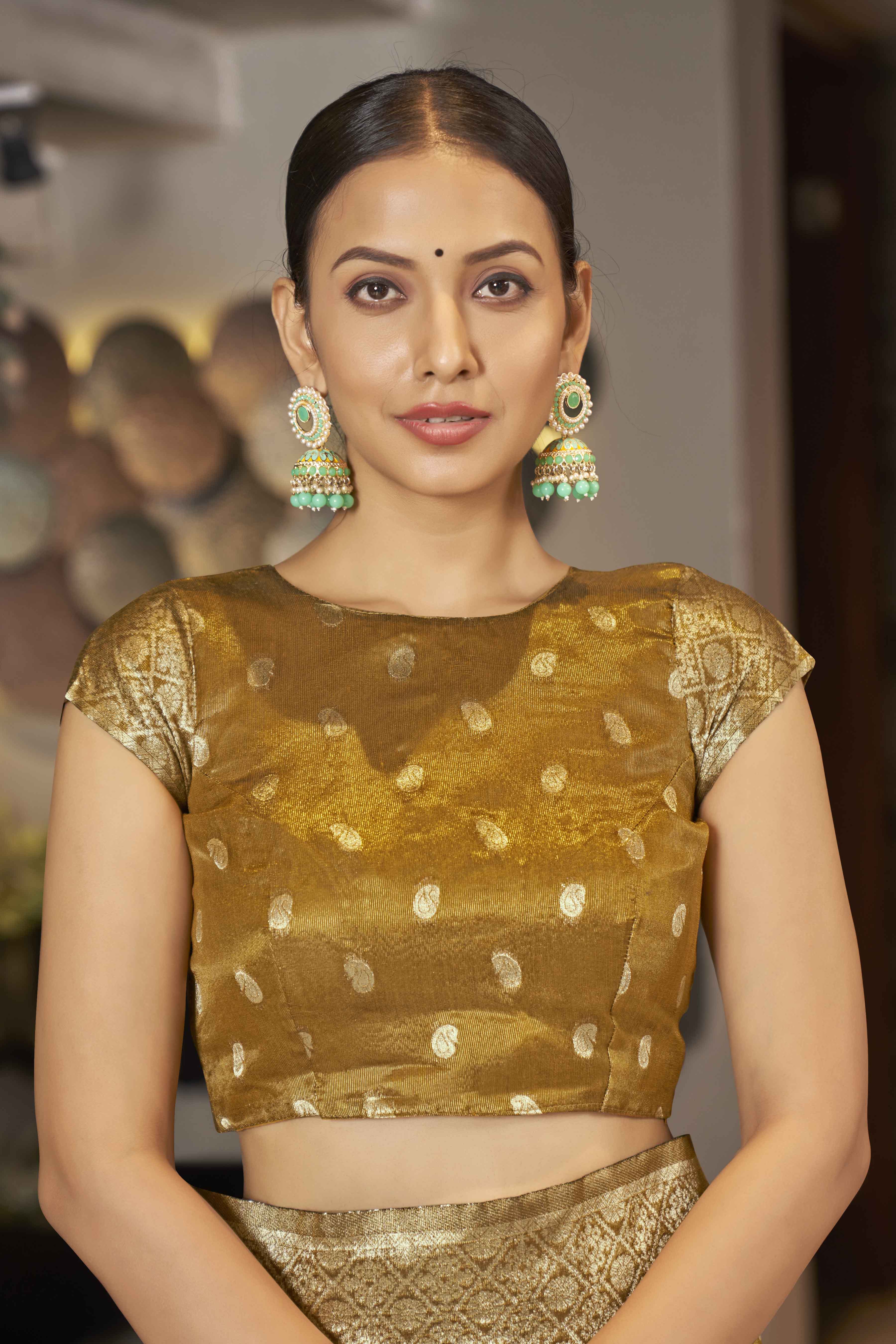 Mustard Shimmer Silk Woven Trending Saree - Monjolika Fashion Mustard Shimmer Silk Woven Trending Saree - Monjolika Fashion