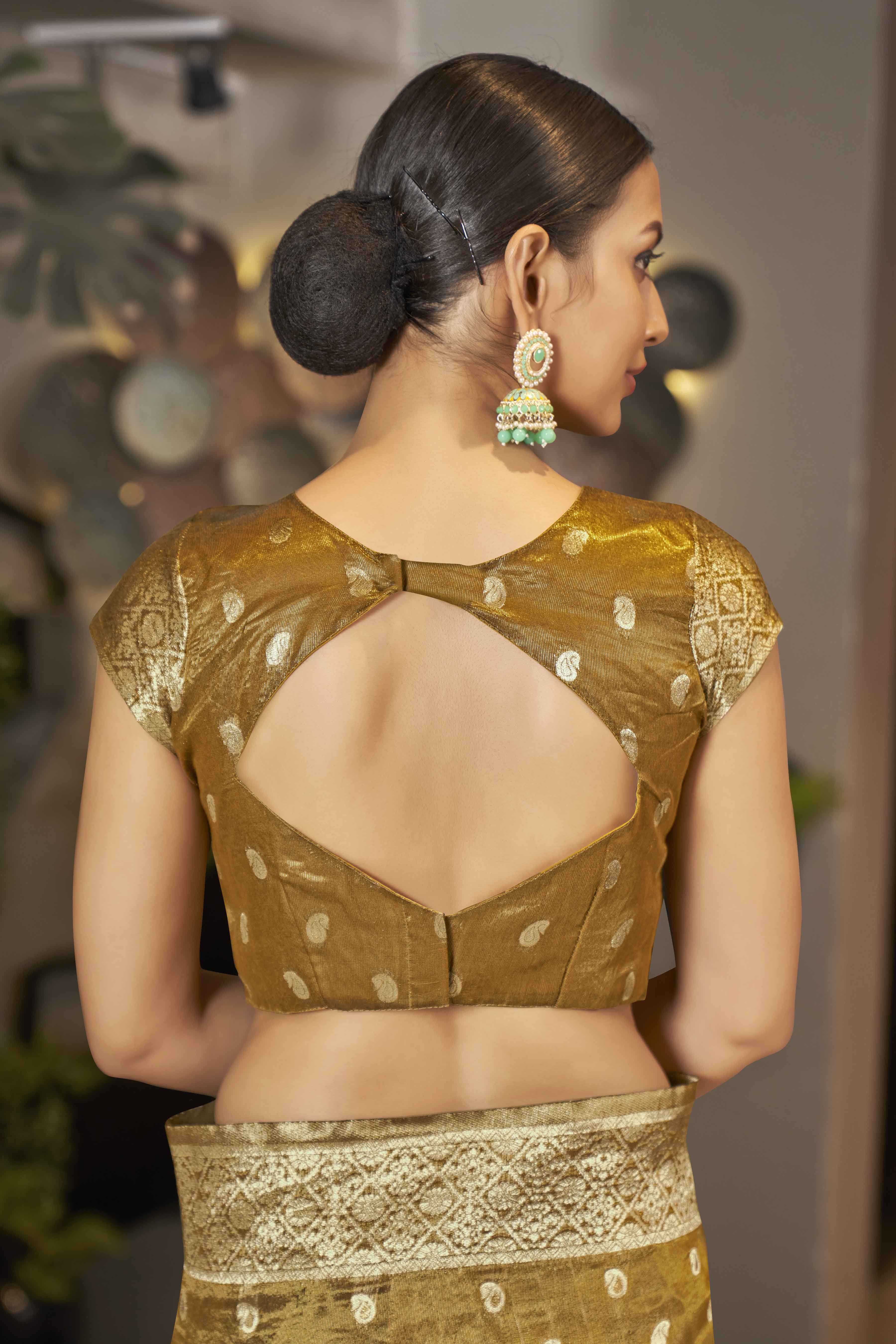 Mustard Shimmer Silk Woven Trending Saree - Monjolika Fashion Mustard Shimmer Silk Woven Trending Saree - Monjolika Fashion