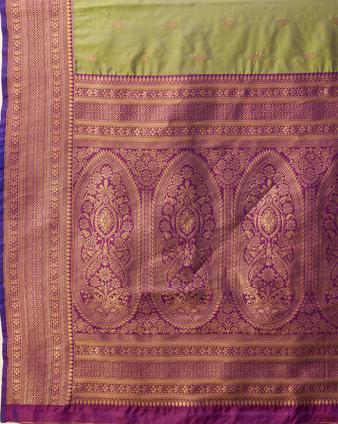 Dark Purple Banarasi Silk Intricate Zari Work Saree - Monjolika Fashion Dark Purple Banarasi Silk Intricate Zari Work Saree - Monjolika Fashion