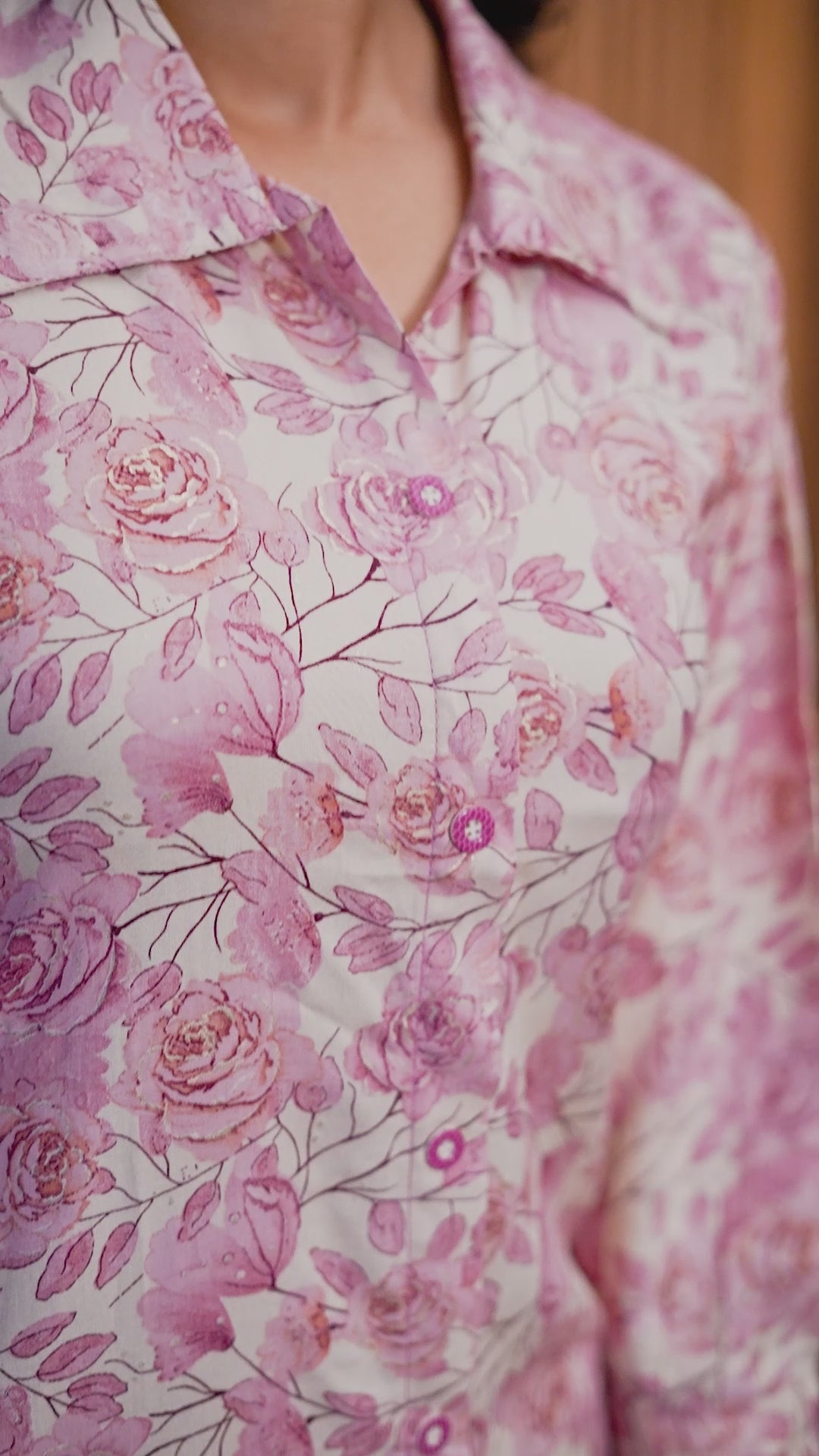Light Pink Premium Rayon Floral Printed Long Kurta and Pant Set Light Pink Premium Rayon Floral Printed Long Kurta and Pant Set
