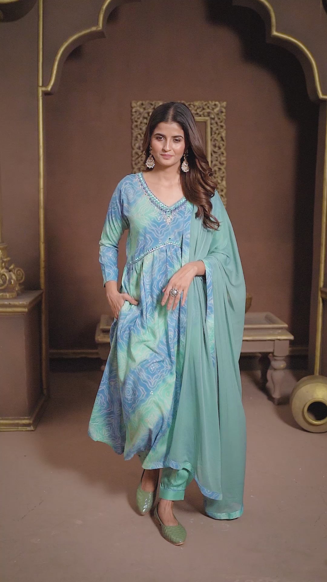 Light blue Rayon Printed Festival Wear Afghani Suit Light blue Rayon Printed Festival Wear Afghani Suit