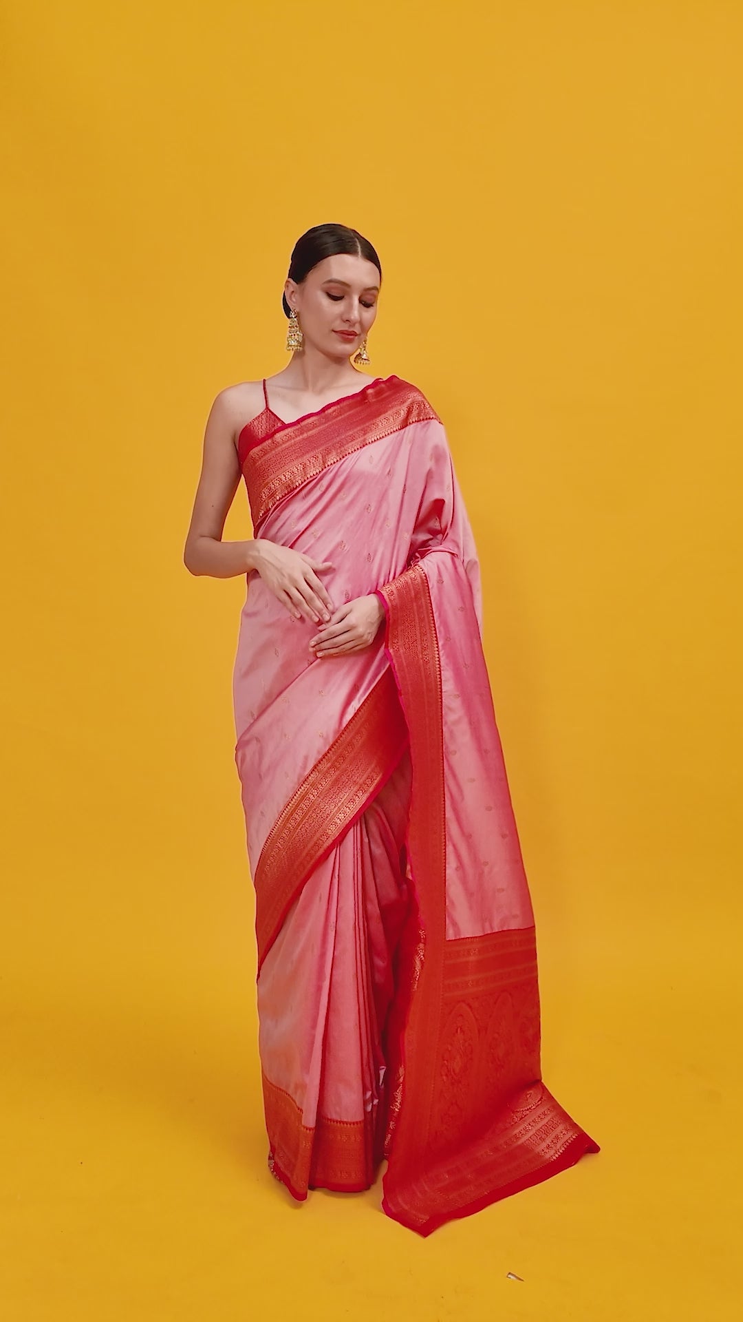 Dark Purple Banarasi Silk Intricate Zari Work Saree Dark Purple Banarasi Silk Intricate Zari Work Saree
