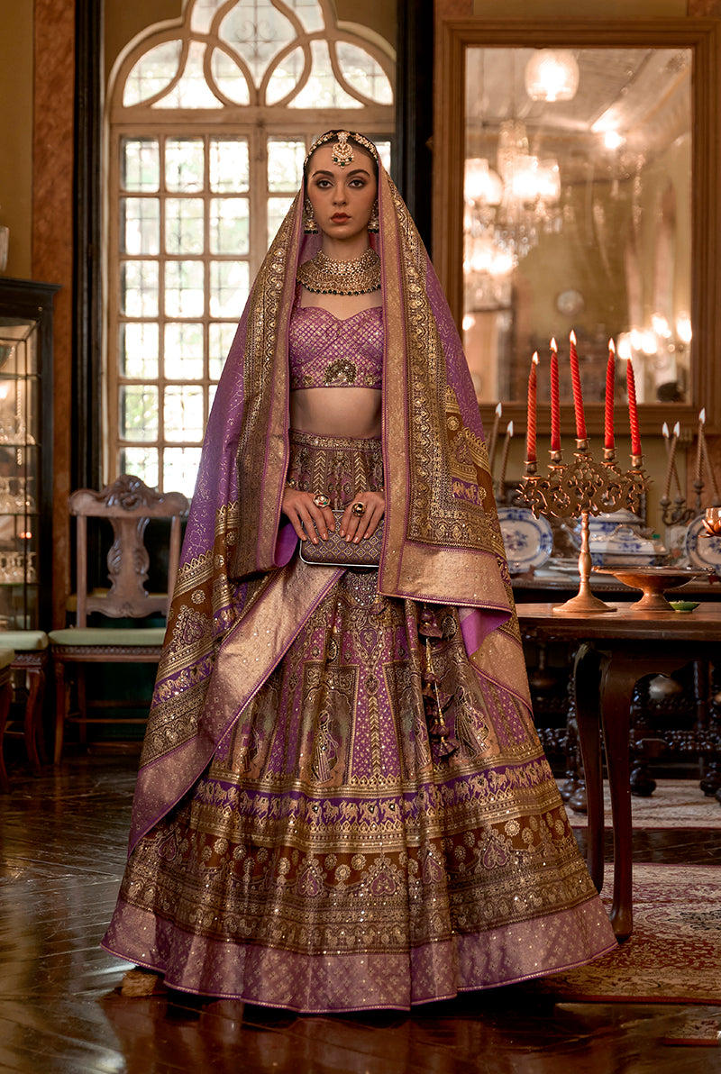 Multi Colour Silk Stone Work Readymade Lehenga Choli
