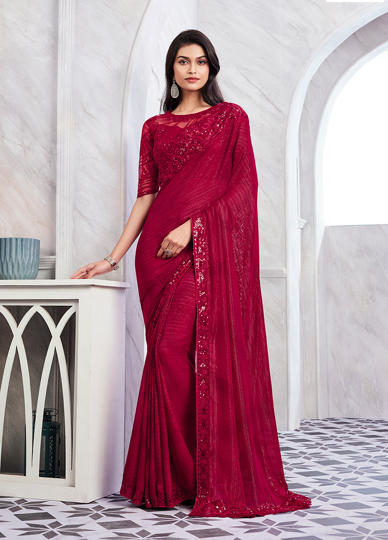Shimmer Saree